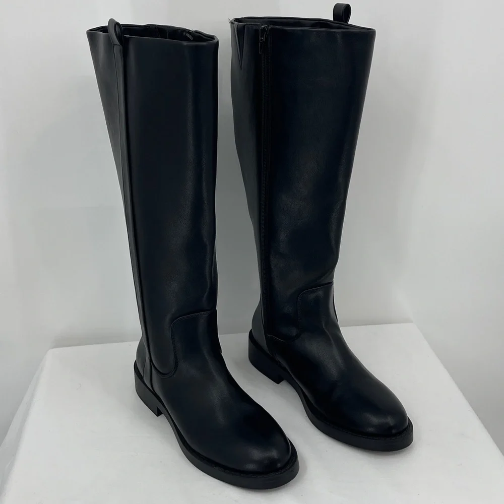 DV PENNIE WIDE CALF  by Dolce Vita Black KNEE BOOTS WOMENS SIZE 8M NWOT